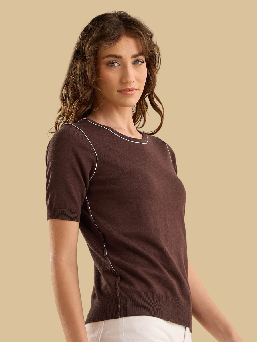 Tipping Detail Sweater