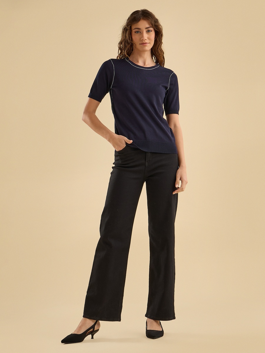 Tipping Detail Sweater
