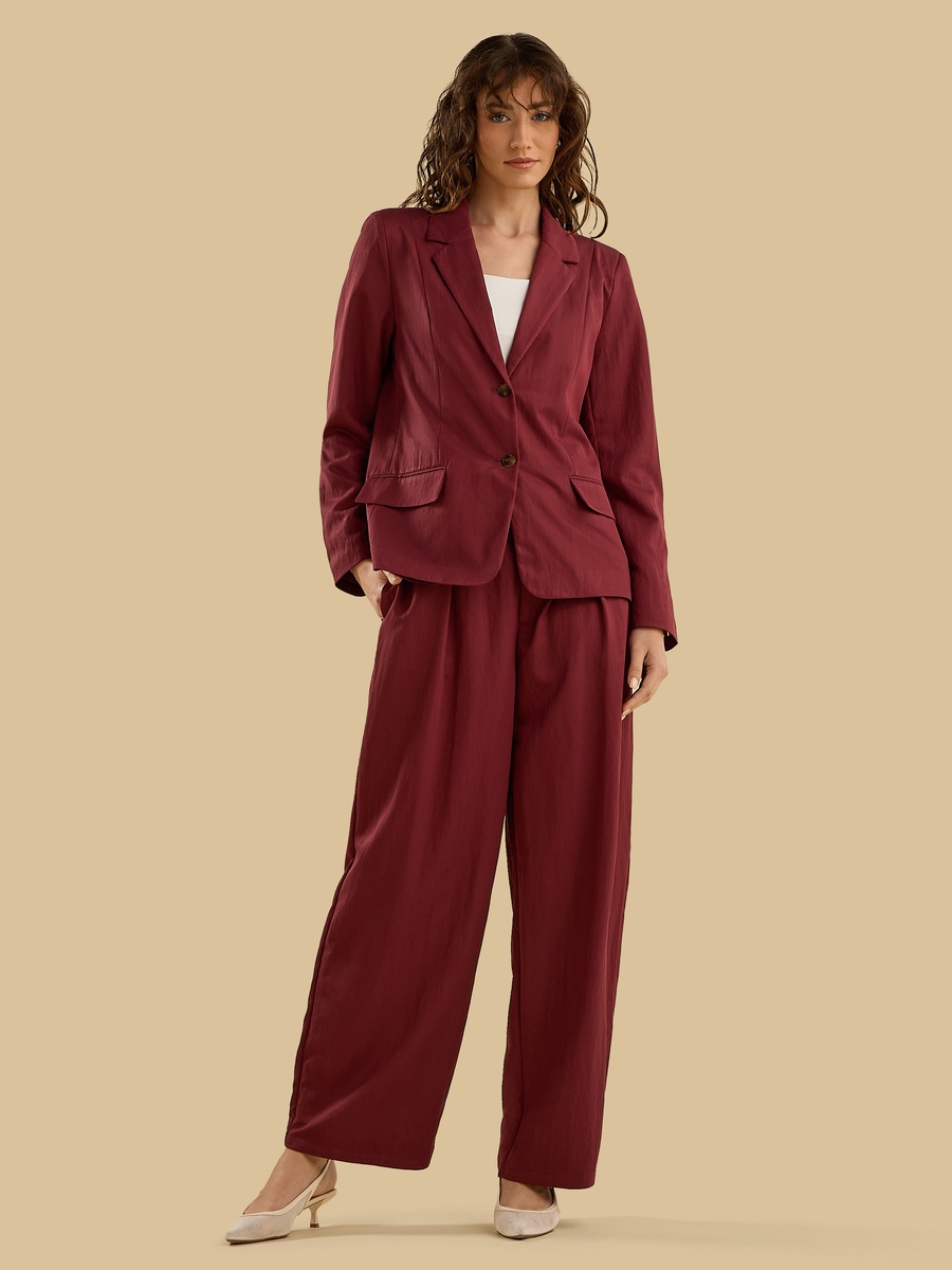 Balloon Fit Pleated Pants