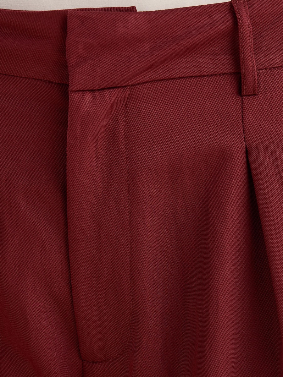Balloon Fit Pleated Pants