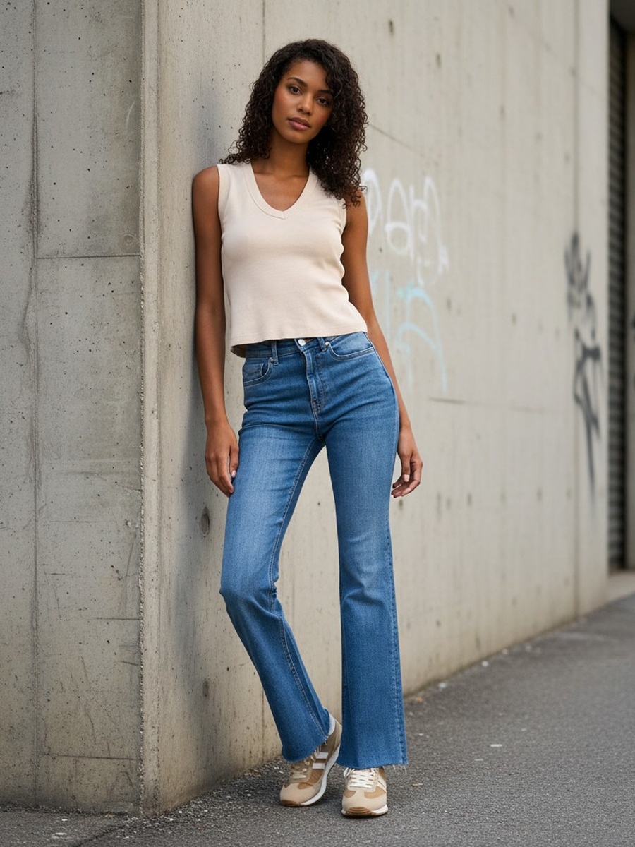 Flared Jeans