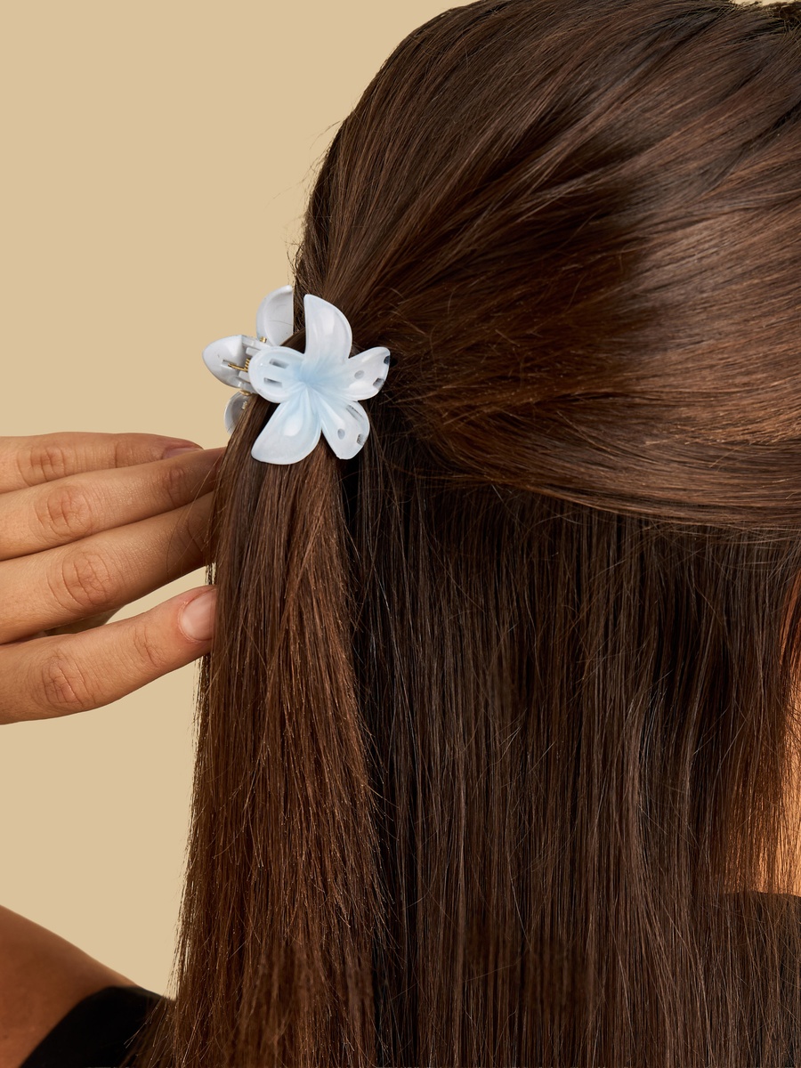 Pack of 6 - Floral Hair Clamp