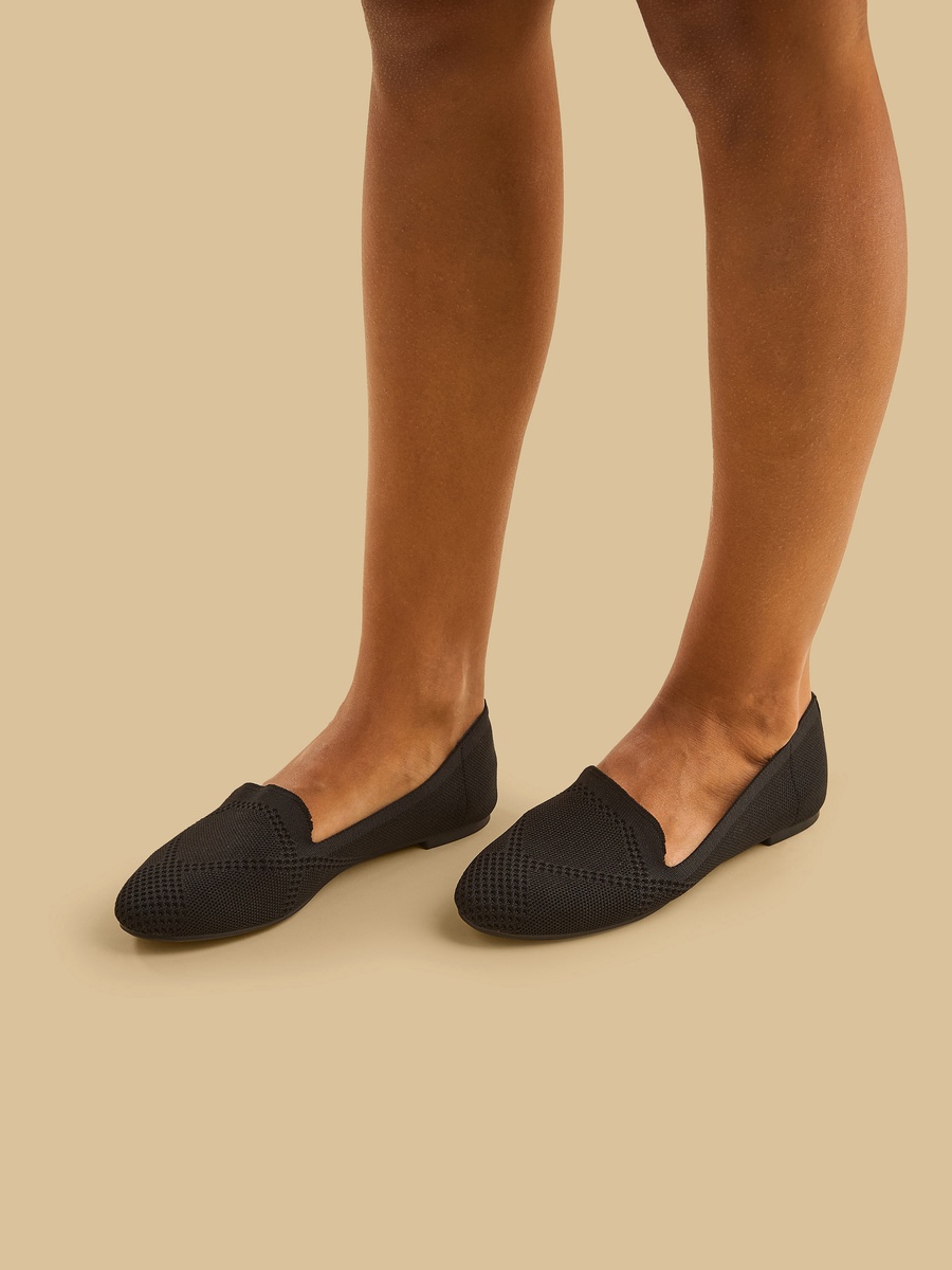 Textured Slip-On Loafers