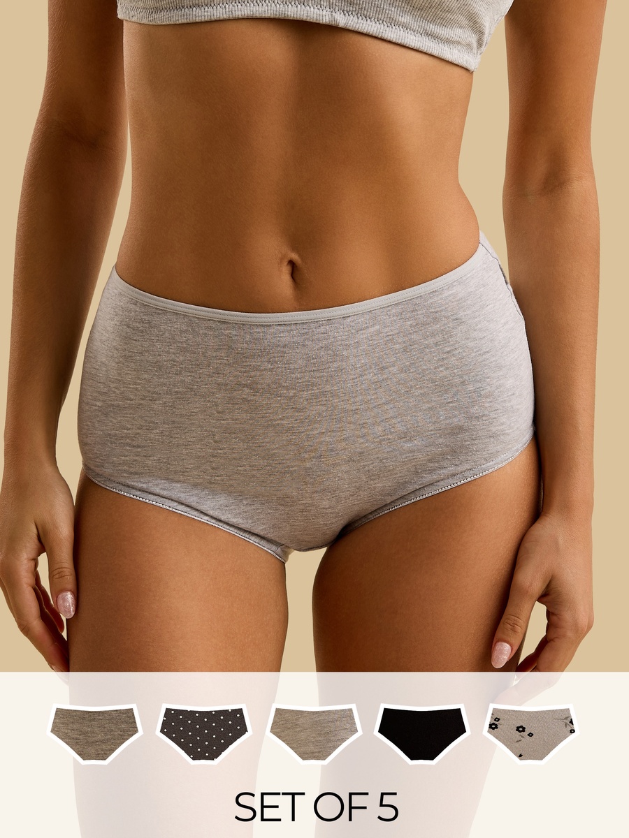 Pack of 5 - Assorted Full Briefs