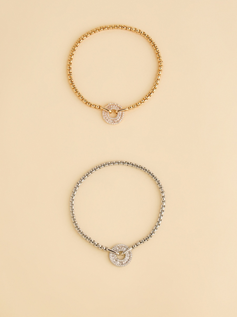 Pack of 2 - Embellished Bracelet with Clasp Closure