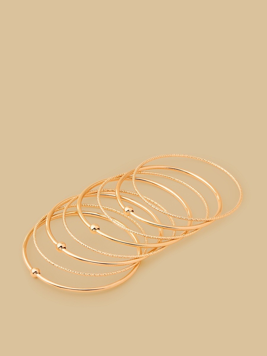 Pack of 8 - Metallic Bangle