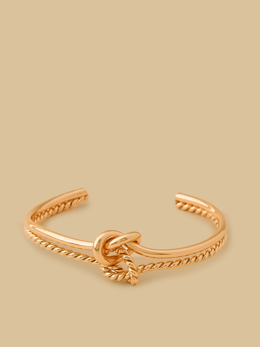 Pack of 2 - Knot Accent Cuff Bracelet