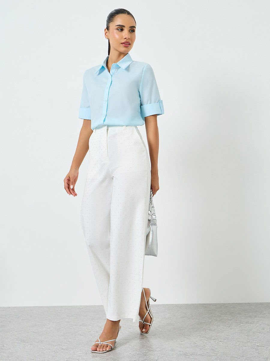 Light Blue Long Sleeve Shirt
