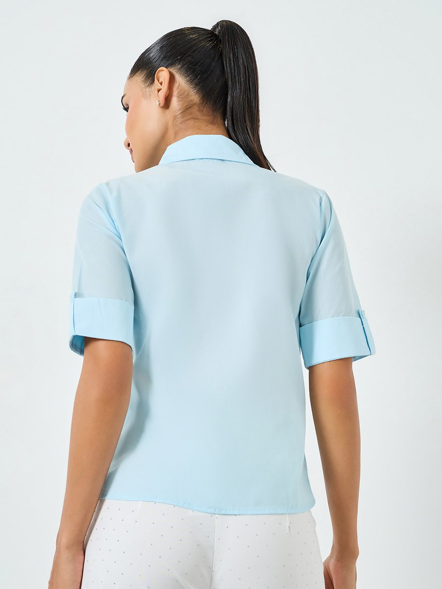 Light Blue Long Sleeve Shirt