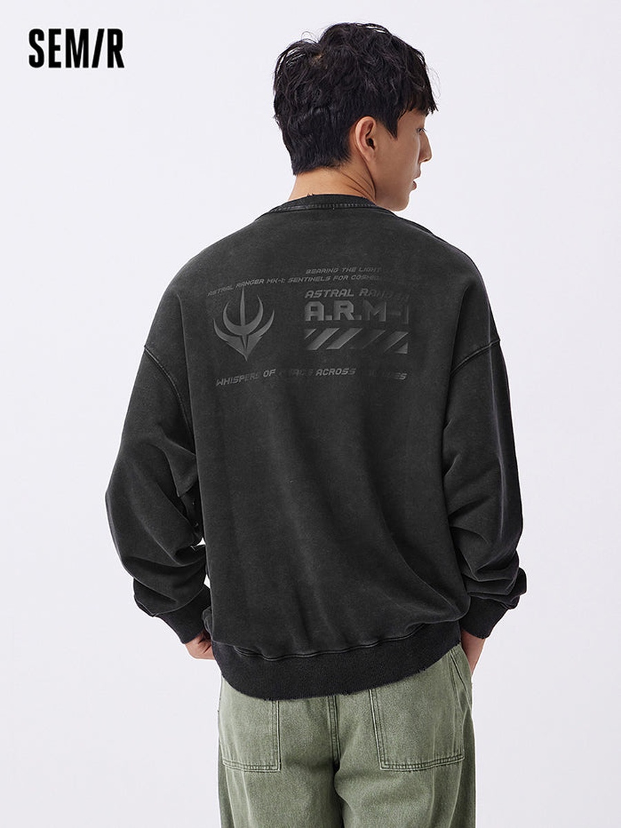 Sweatshirt with Front and Back Print