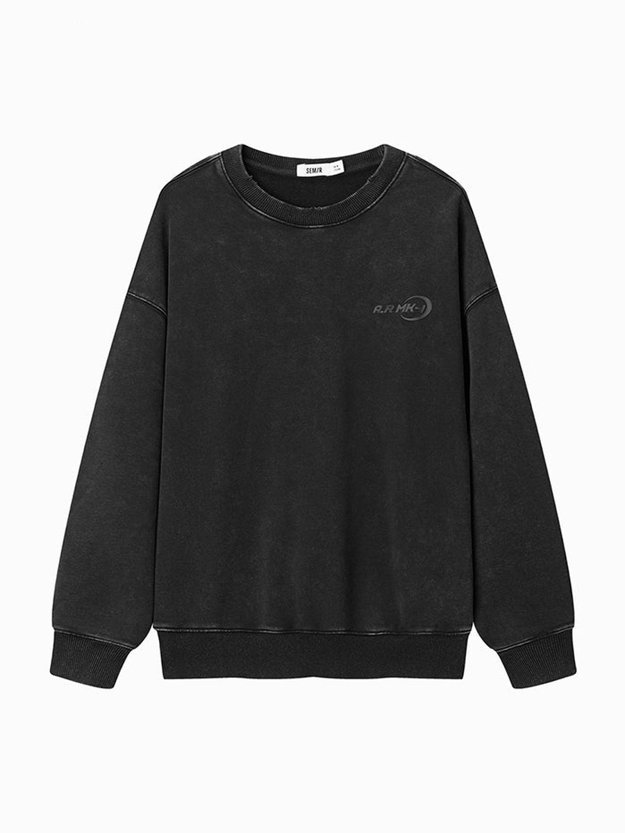 Sweatshirt with Front and Back Print