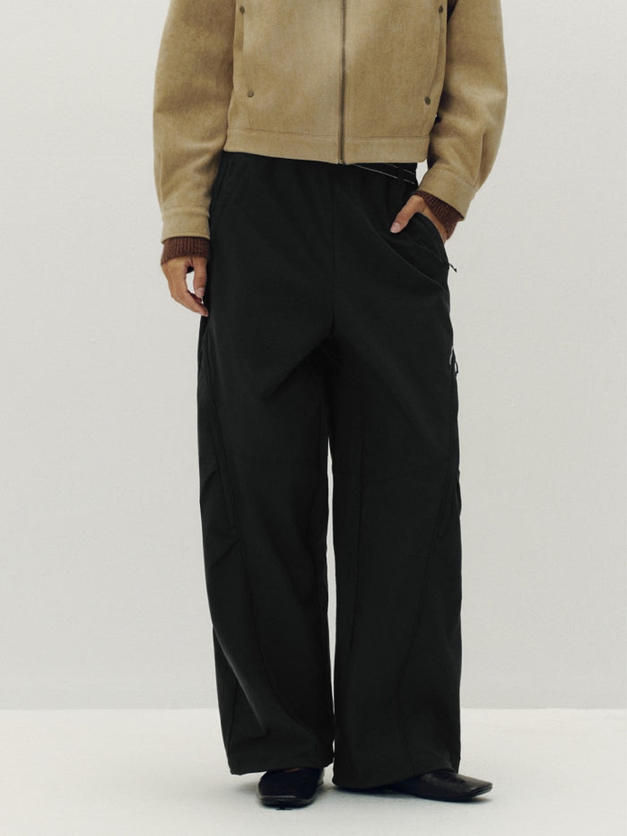 Women Straight-Leg Utility Pants with Adjustable Belt