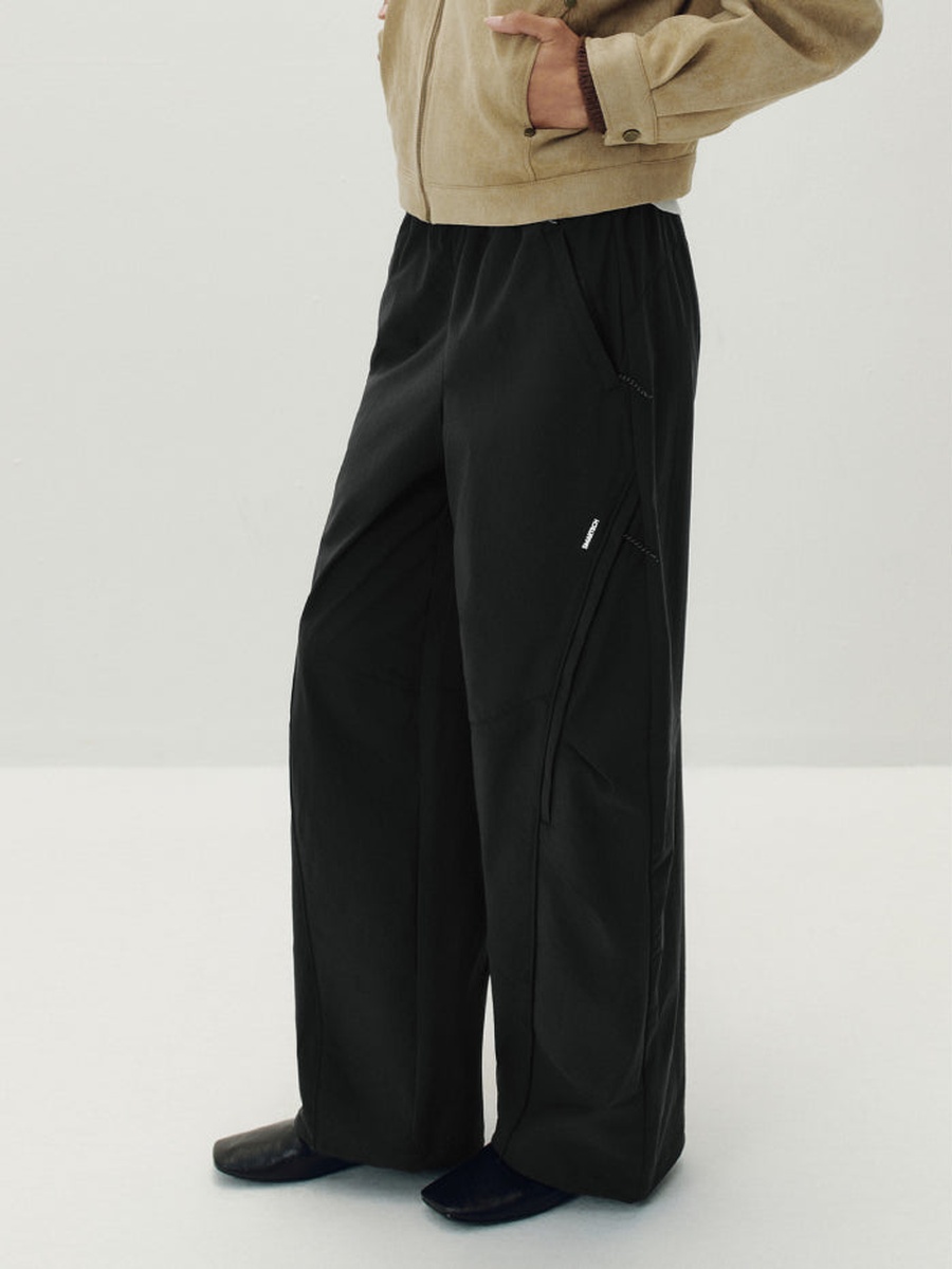 Women Straight-Leg Utility Pants with Adjustable Belt