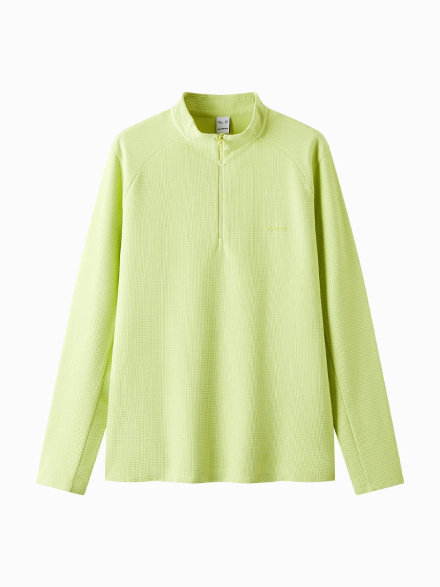 Half Zip Long Sleeve Top