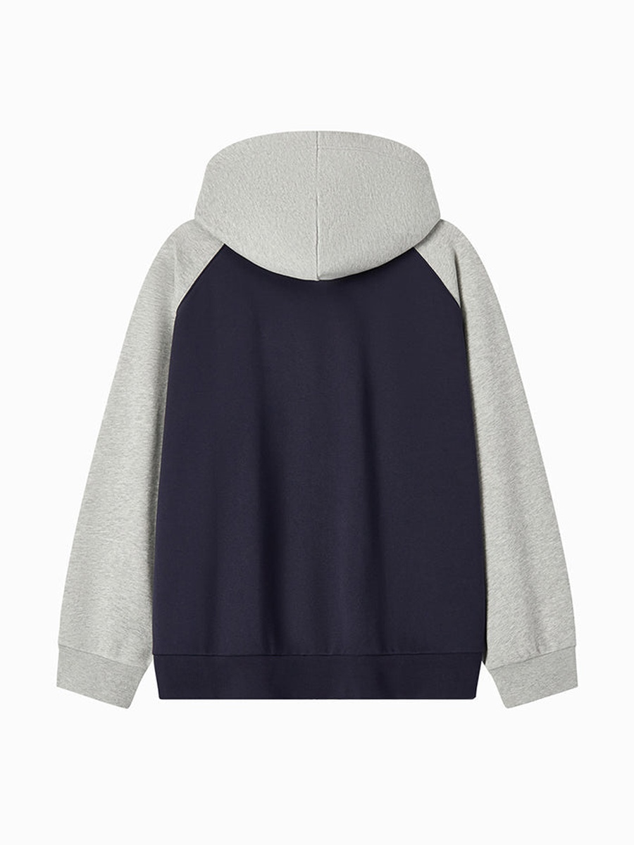 Women Zip-Through Hoodie with Embroidery