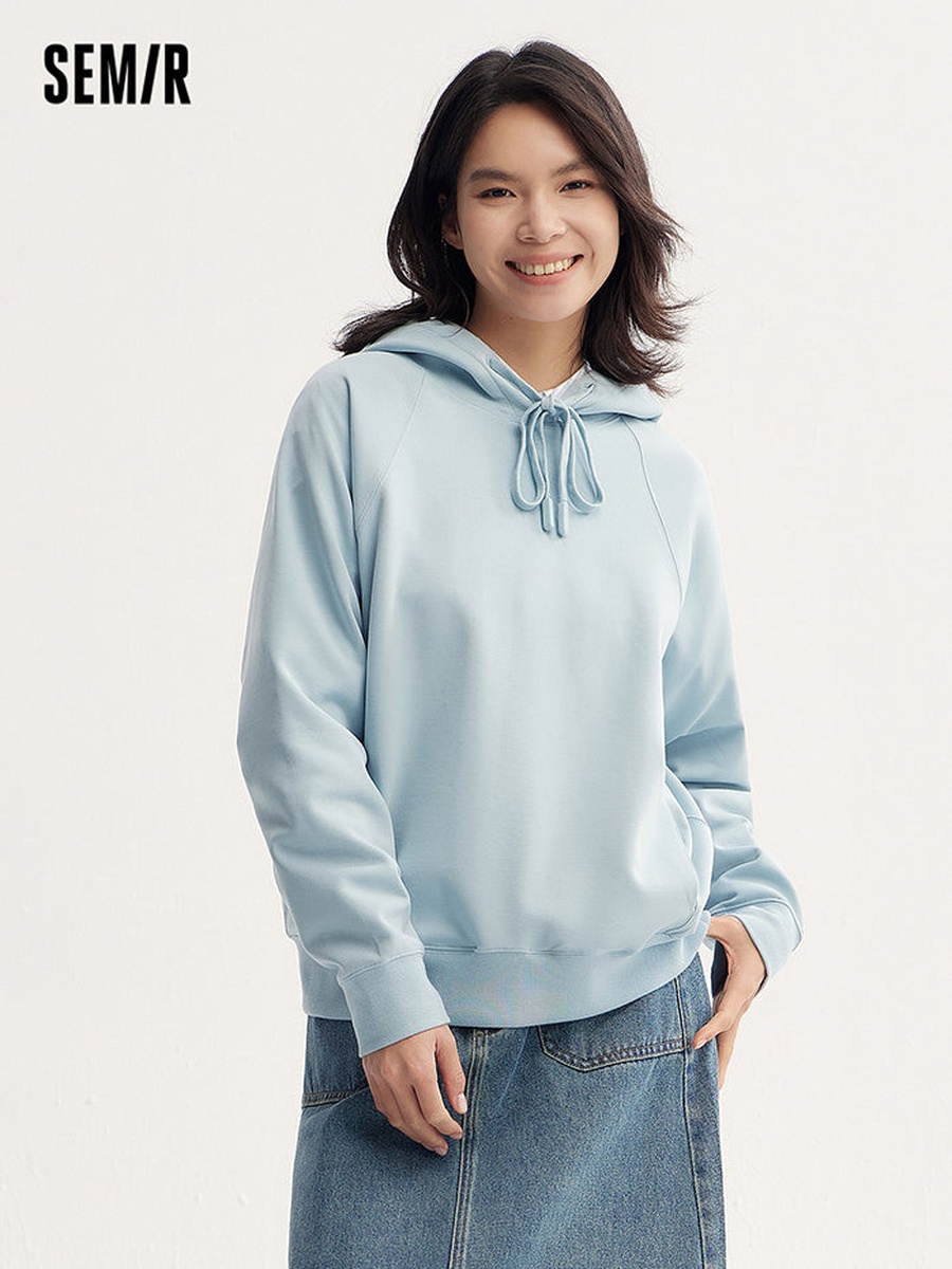 Women Hoodie with A Embroidery