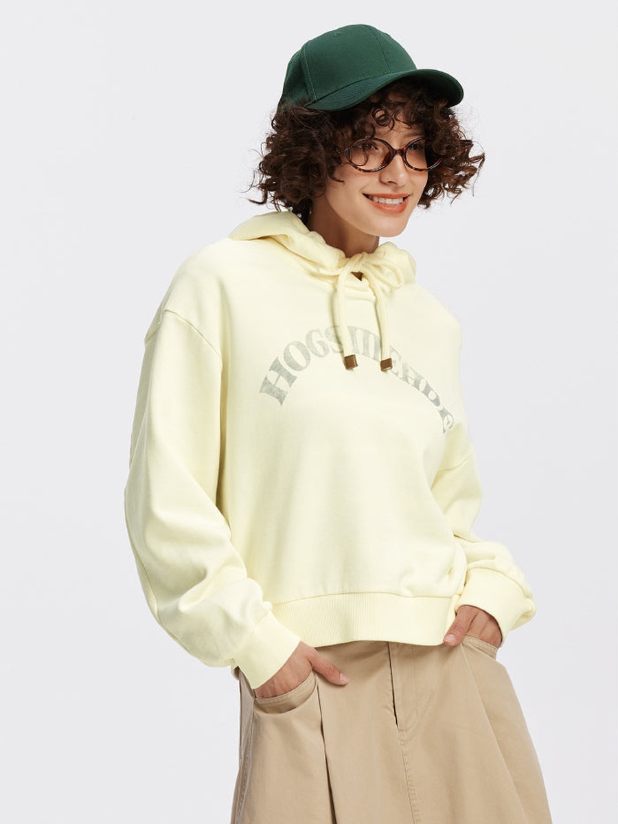 Women Printed Hoodie with Front and Back Print