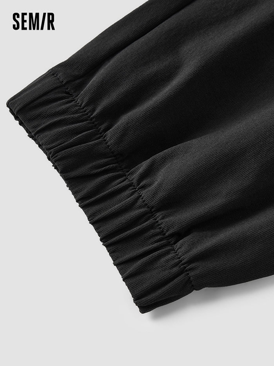 بنطال سادة بجيوب بسحاب