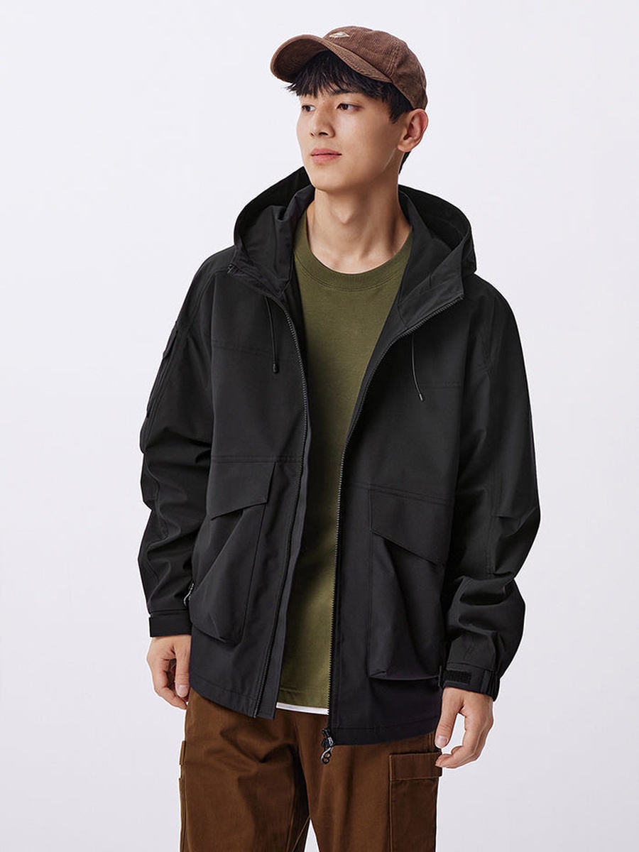 Men Contrast Colored Jacket