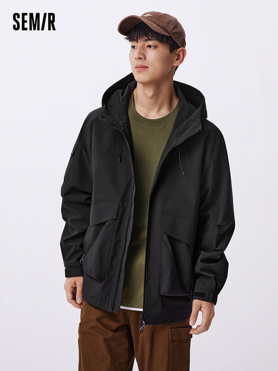 Men Contrast Colored Jacket