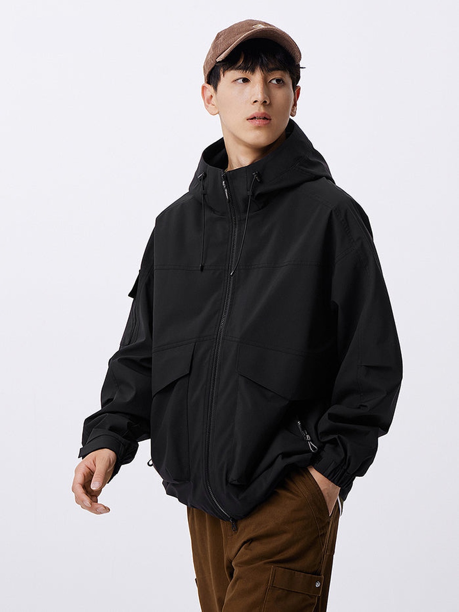 Men Contrast Colored Jacket