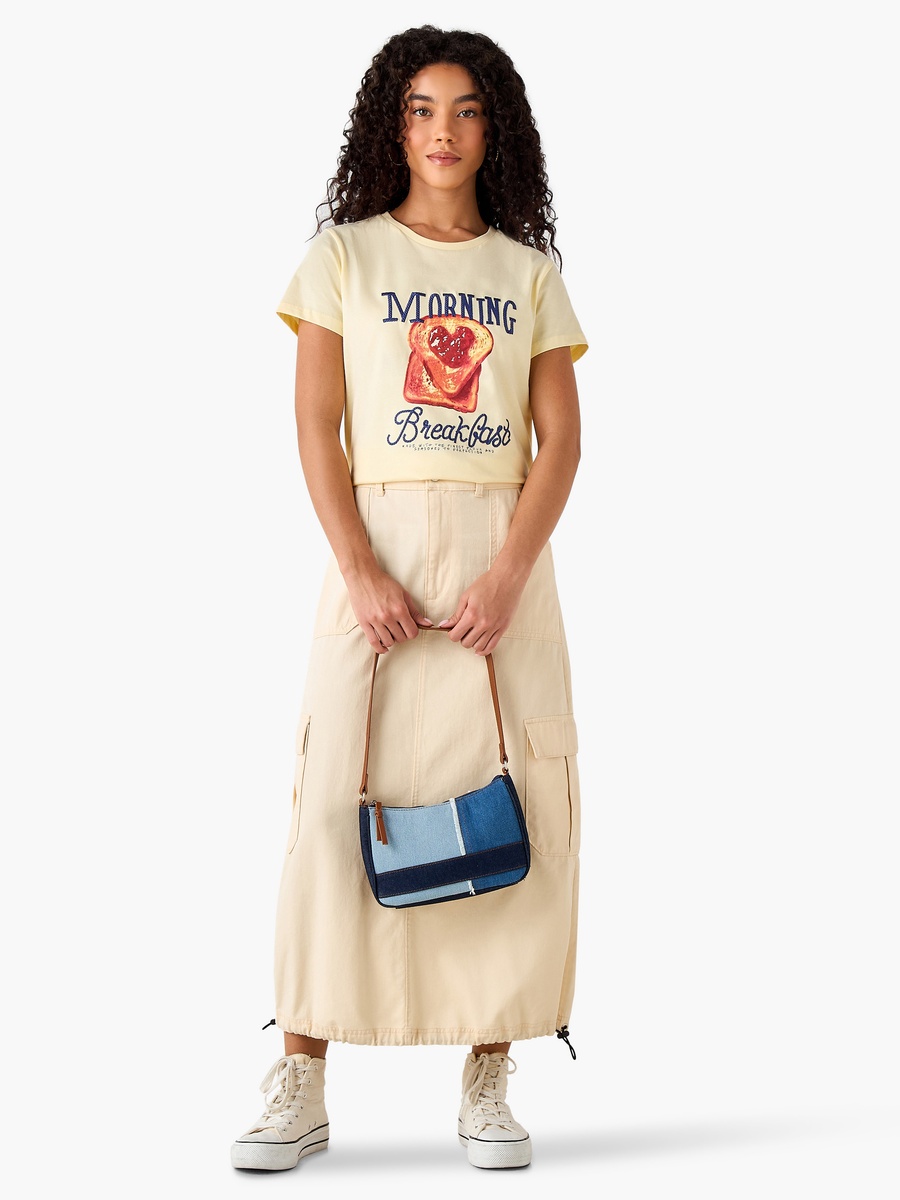 Regular Fit Cotton T-Shirt with Typographic Print