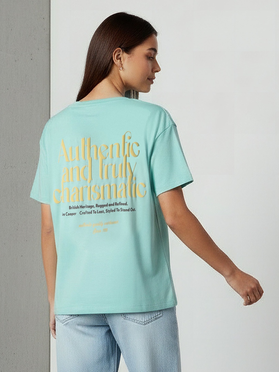 Regular Fit Cotton T-Shirt with Print