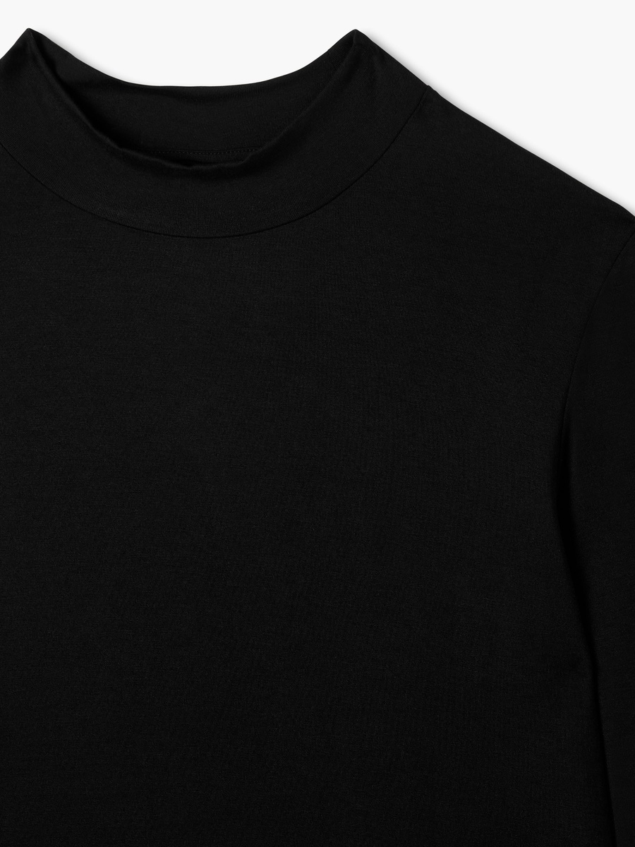 Regular Fit High Neck Long Sleeves T-Shirt - Set of 2