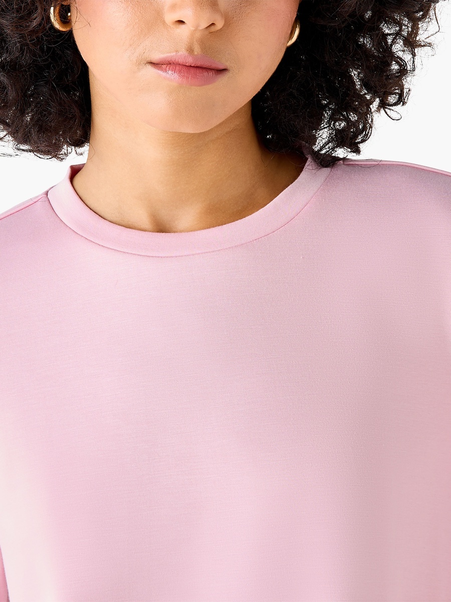 Regular Fit Twofer Top with Crew Neck