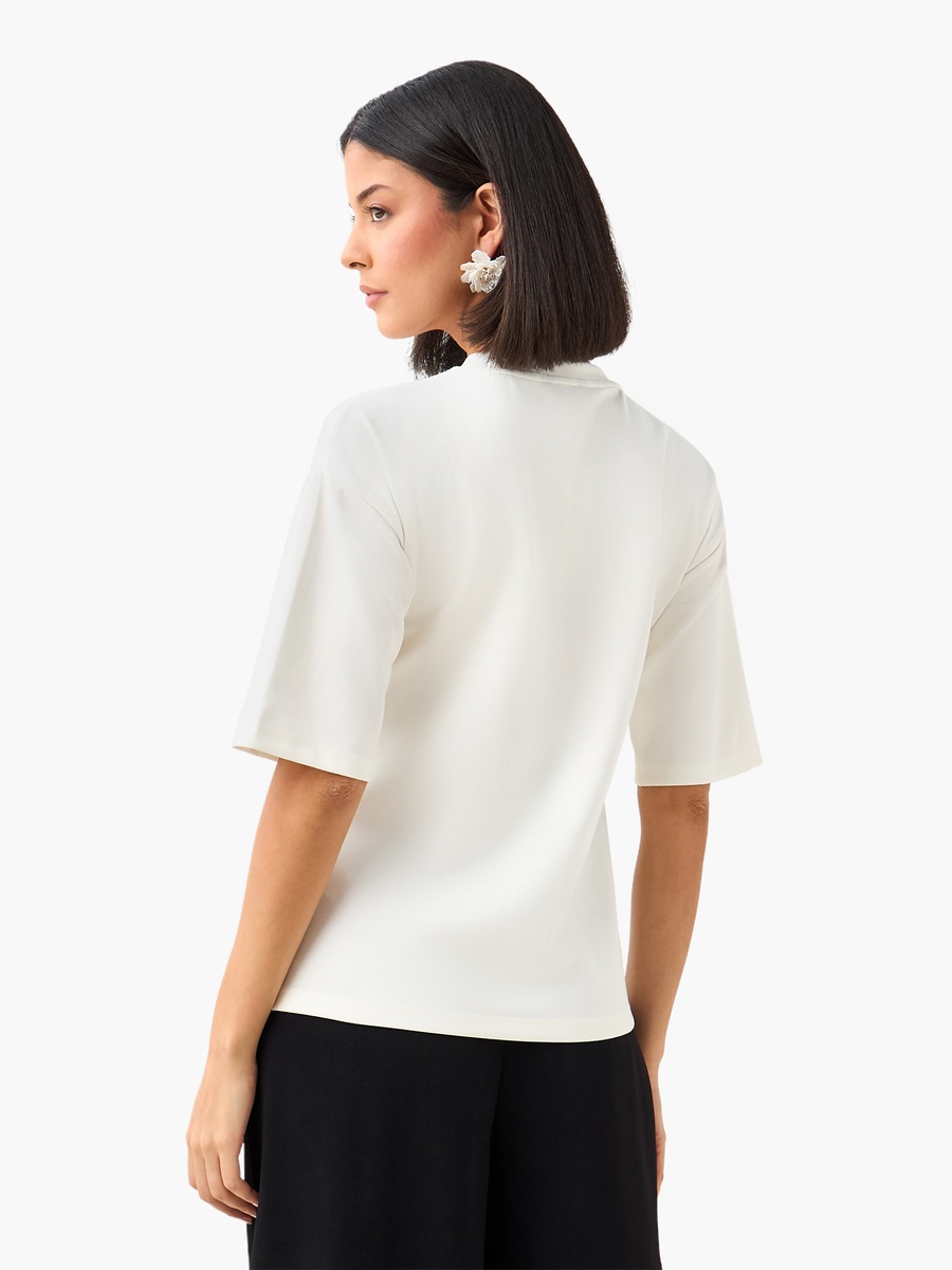 Regular Fit Top with Embellishment