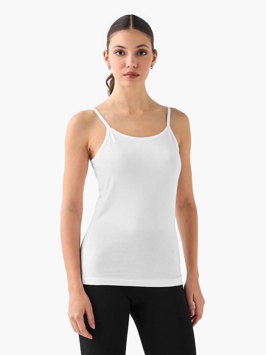 Set of 3 - Regular Fit Tank Top with Spaghetti Straps