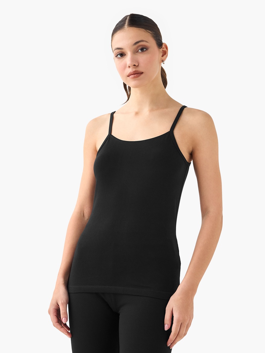 Set of 3 - Regular Fit Tank Top with Spaghetti Straps
