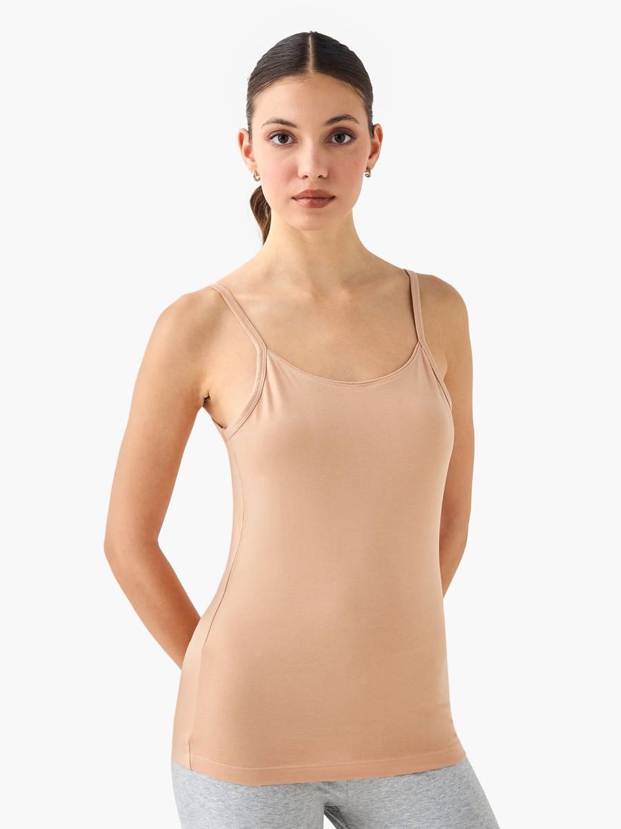 Set of 3 - Regular Fit Tank Top with Spaghetti Straps