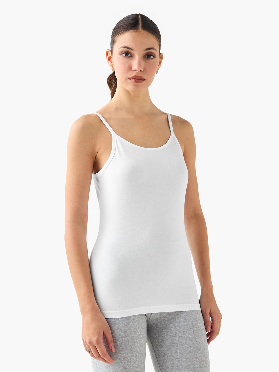 Set of 3 - Regular Fit Tank Top with Spaghetti Straps
