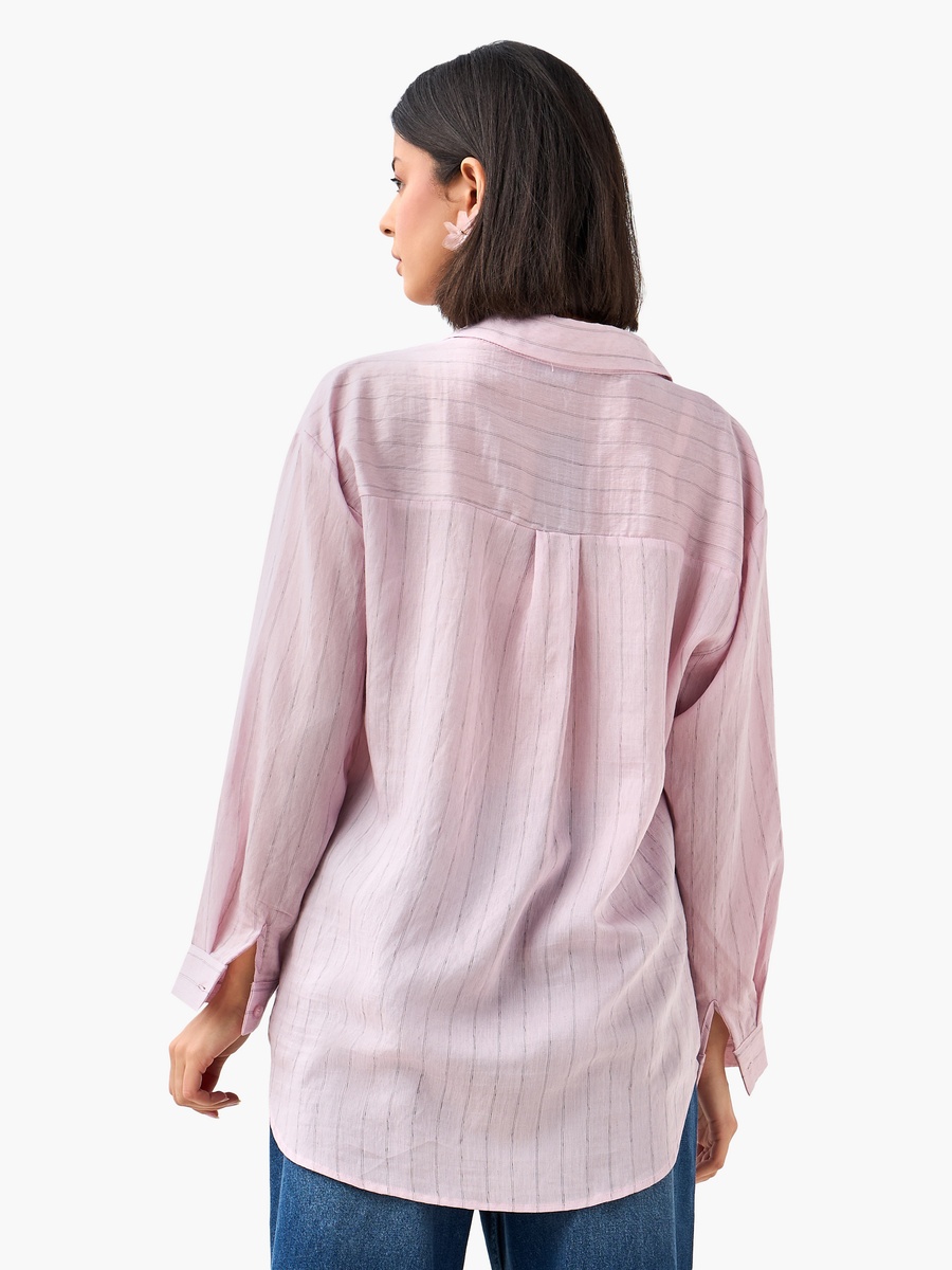 Regular Fit Shirt with Stripes