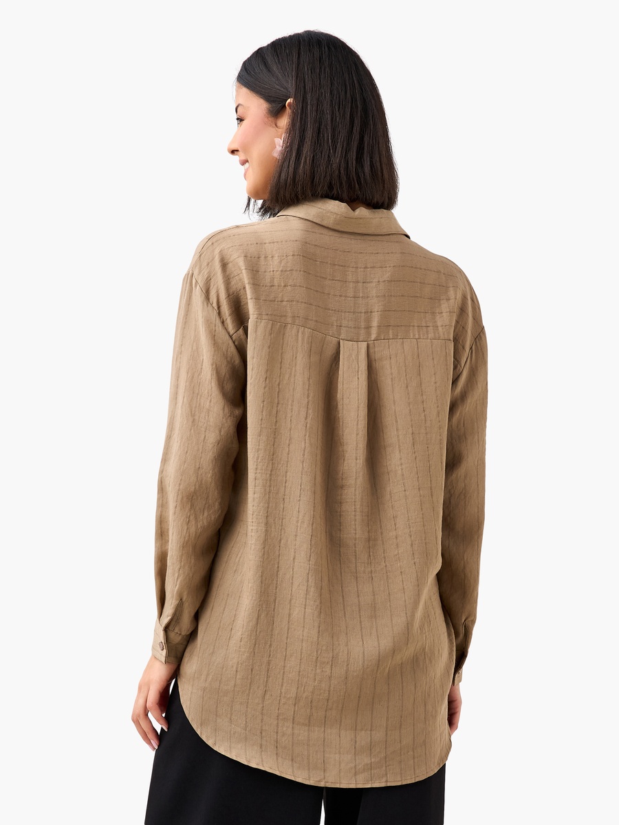 Regular Fit Shirt with Stripes