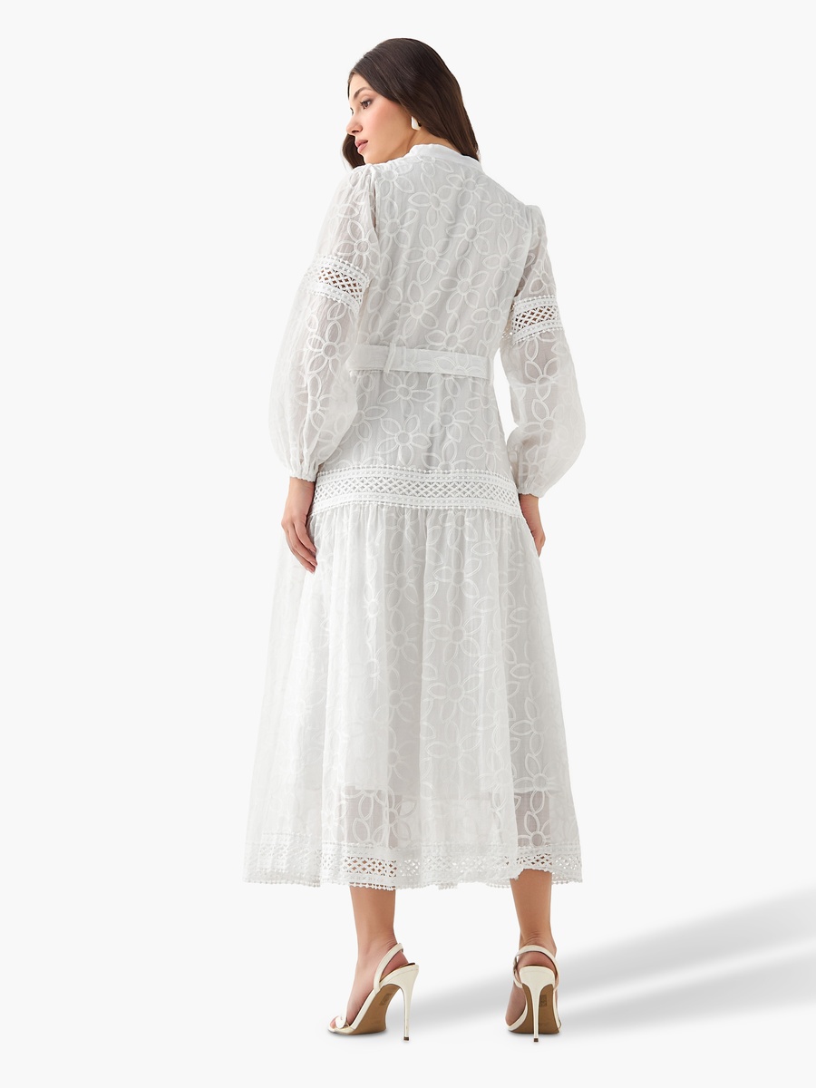 A-Line Maxi Dress with Belt