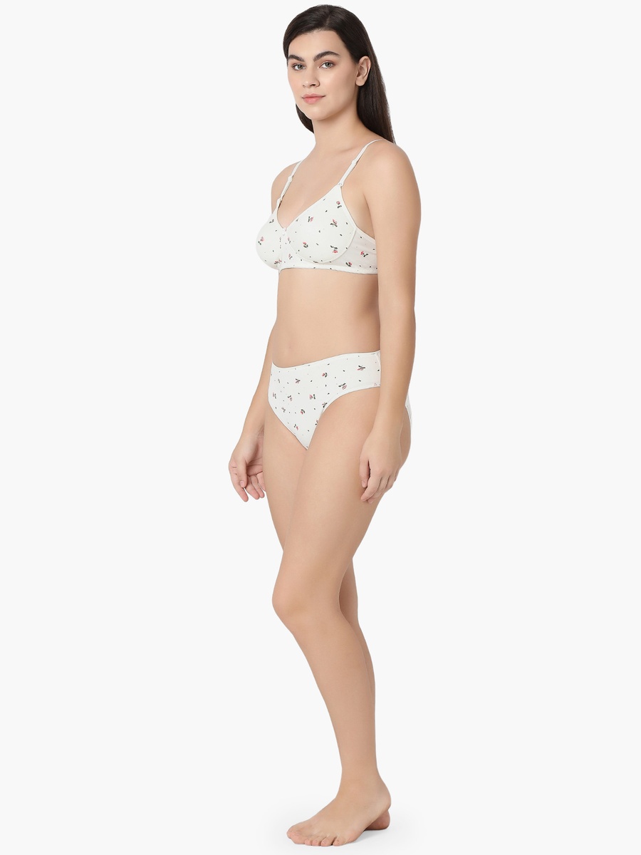 Juliet Cotton Lingerie Set with Bra and Briefs