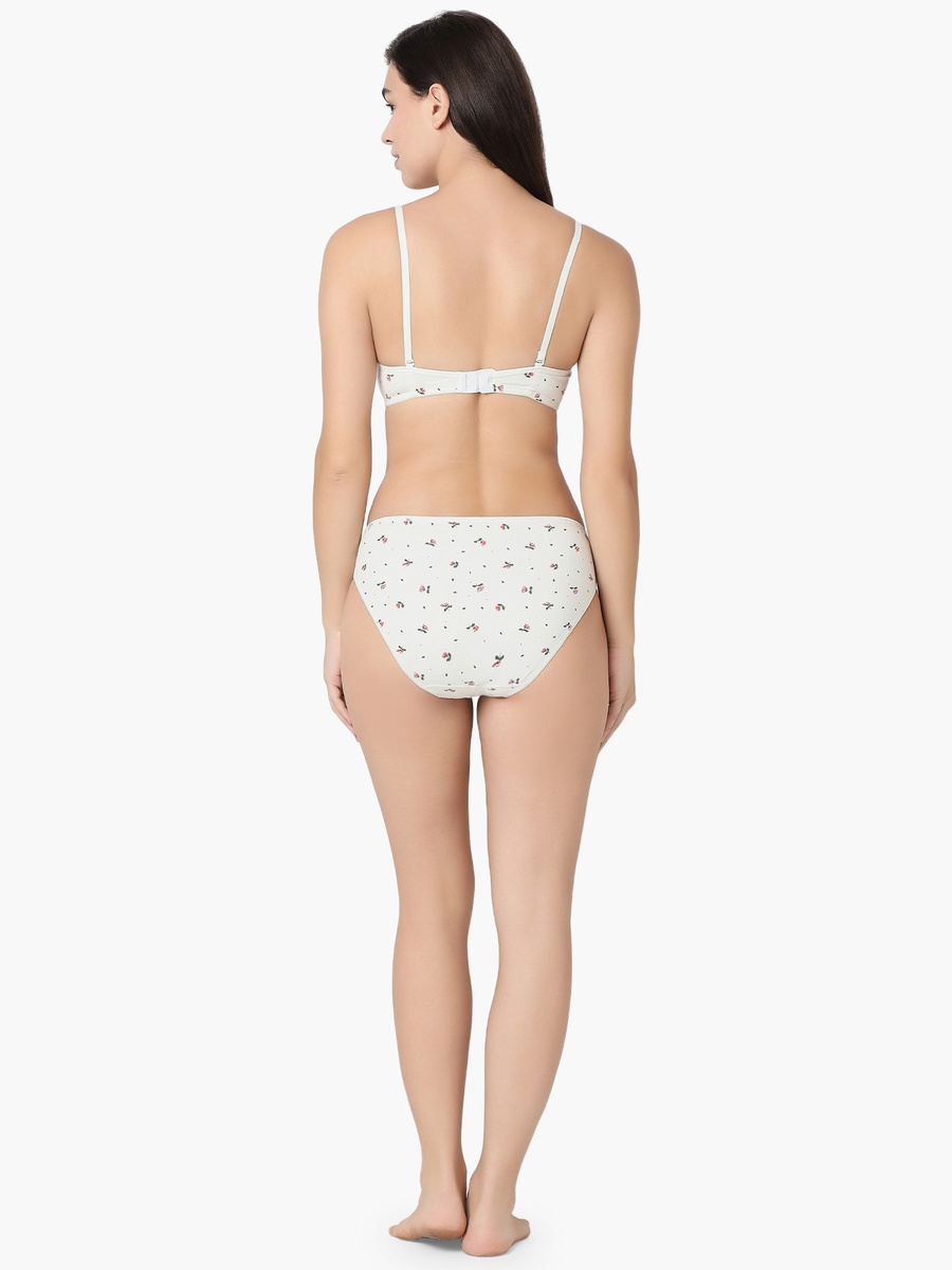 Juliet Cotton Lingerie Set with Bra and Briefs