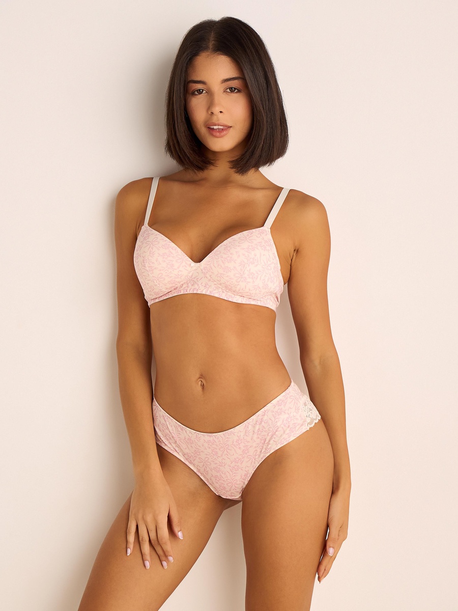 Printed Non-Wired Padded Bra