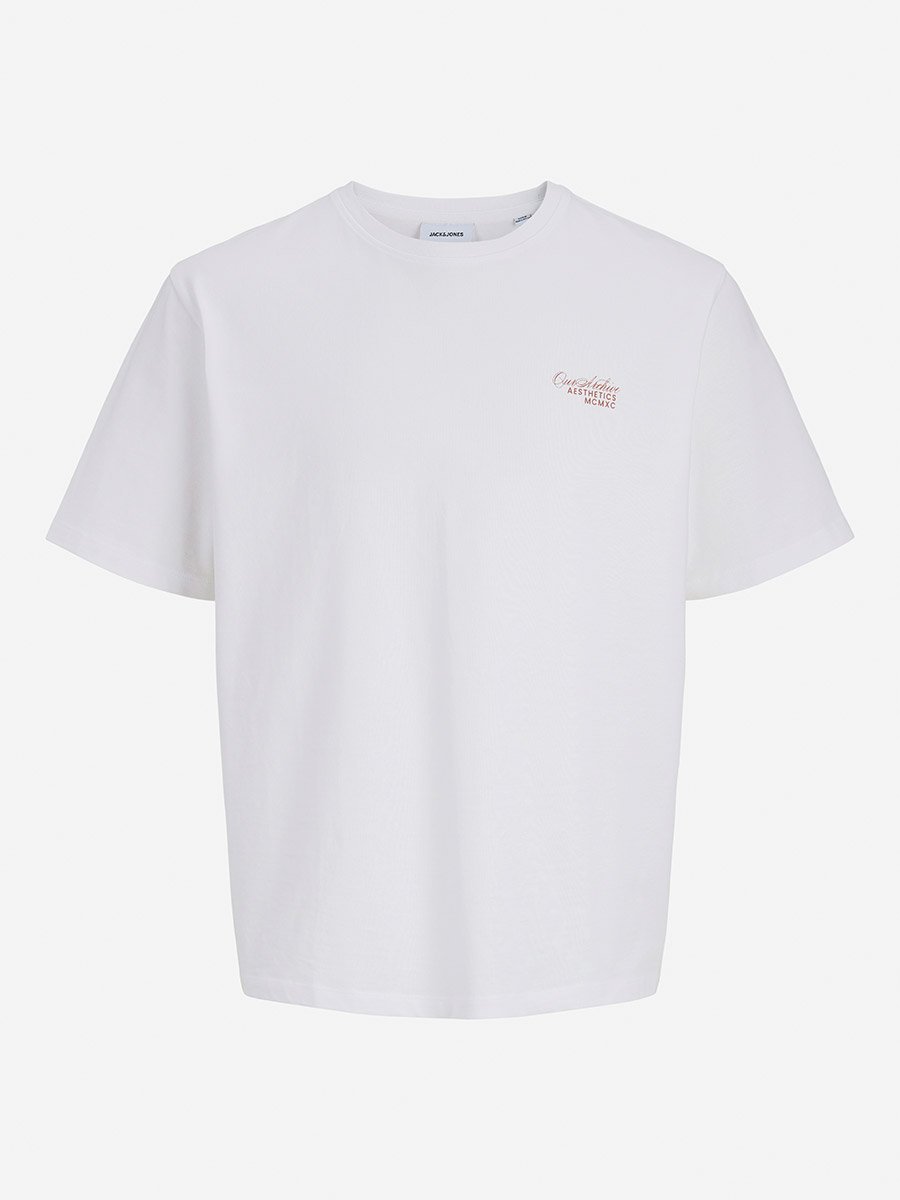 Text Print Crew Neck T-Shirt