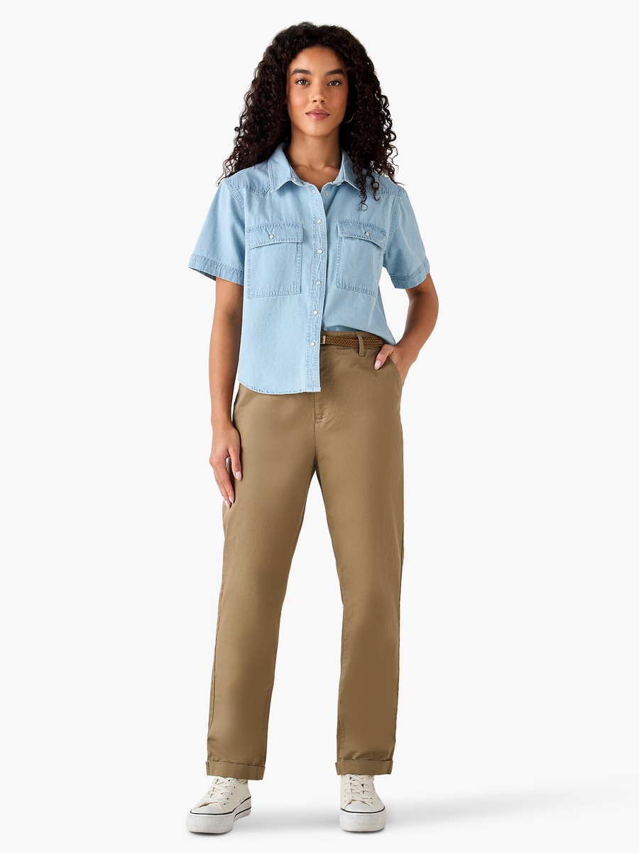 Regular Fit Jeans with Braided Belt