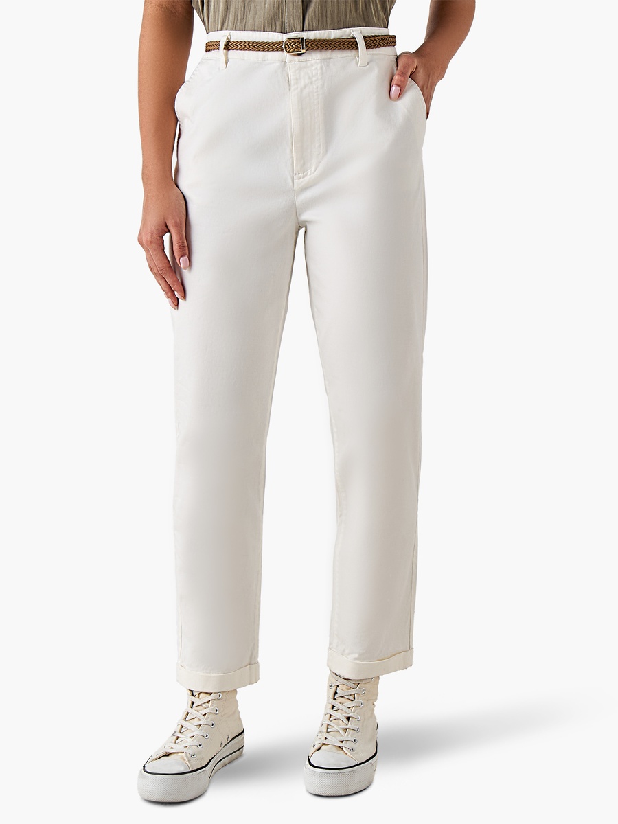 Regular Fit Jeans with Braided Belt