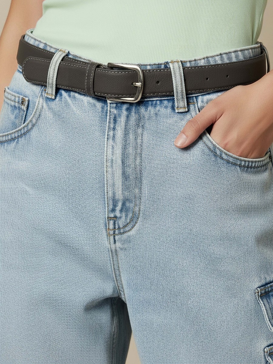 Cotton Cargo Pocket Jeans