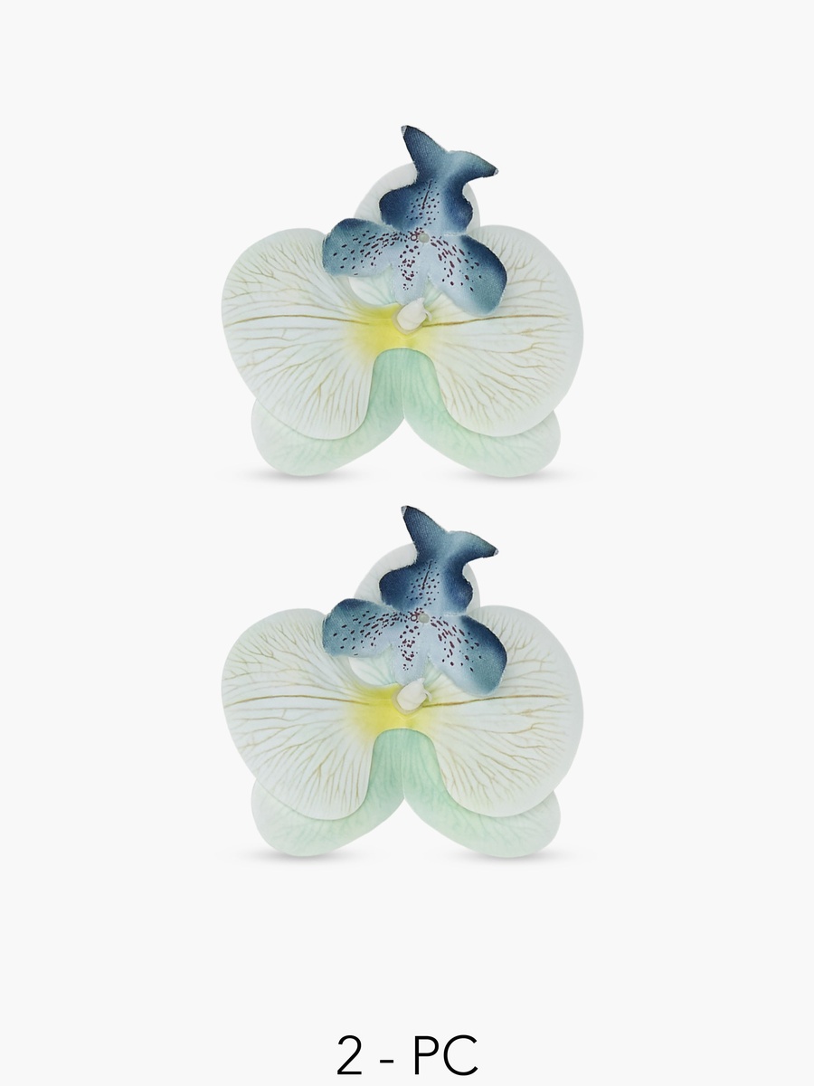 Orchid Shaped Shoe Clip - Set of 2