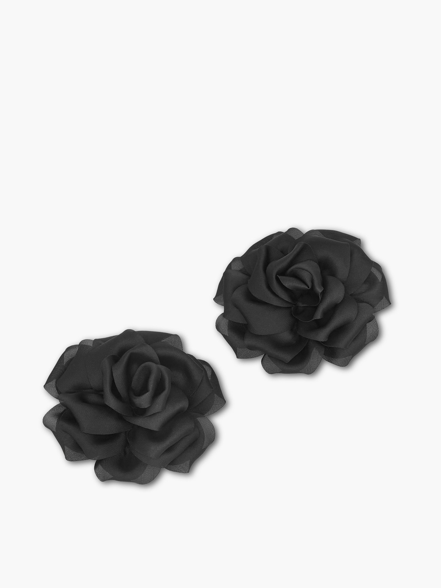 Floral Corsage Shoe Clip - Set of 2