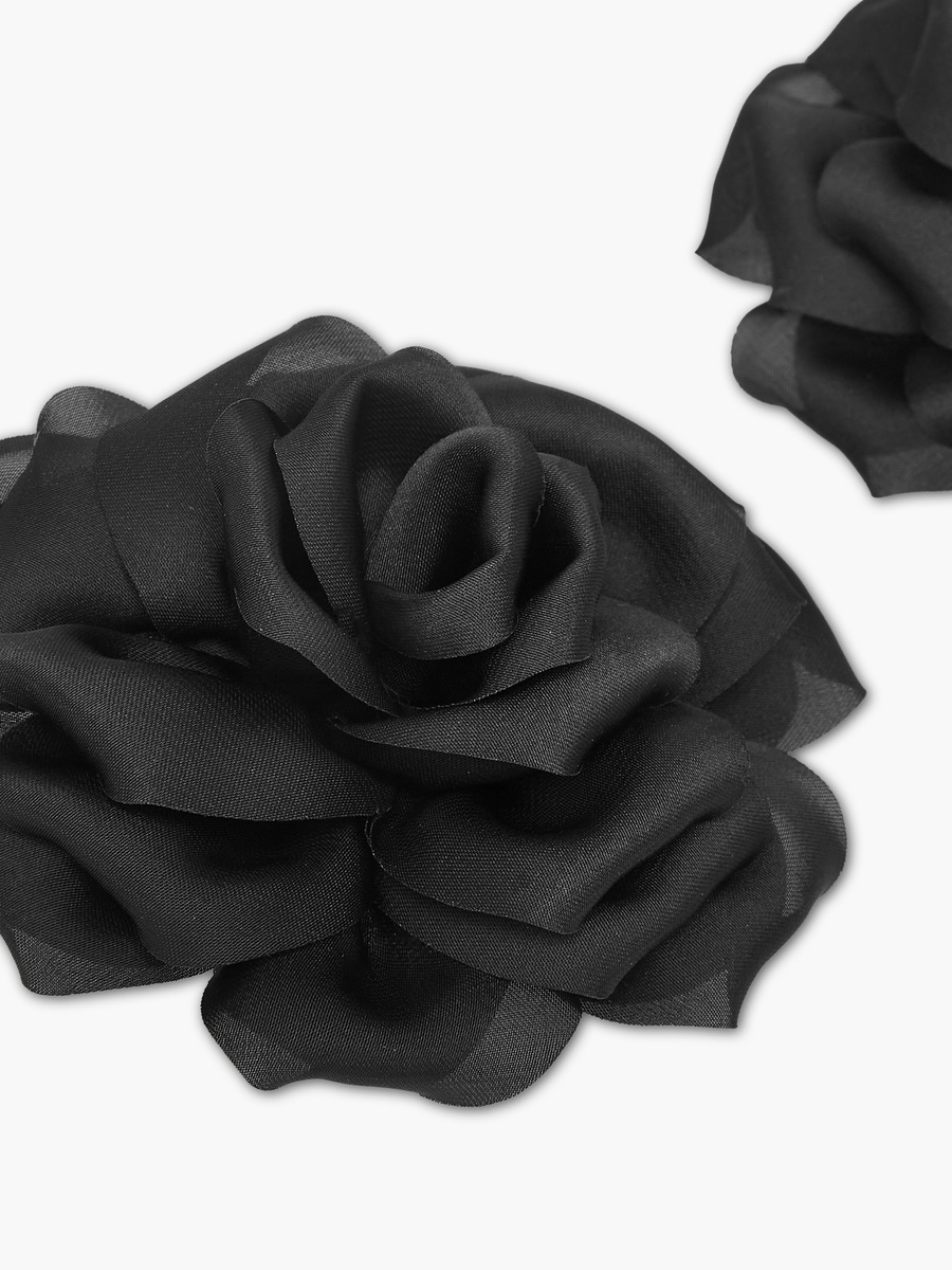 Floral Corsage Shoe Clip - Set of 2