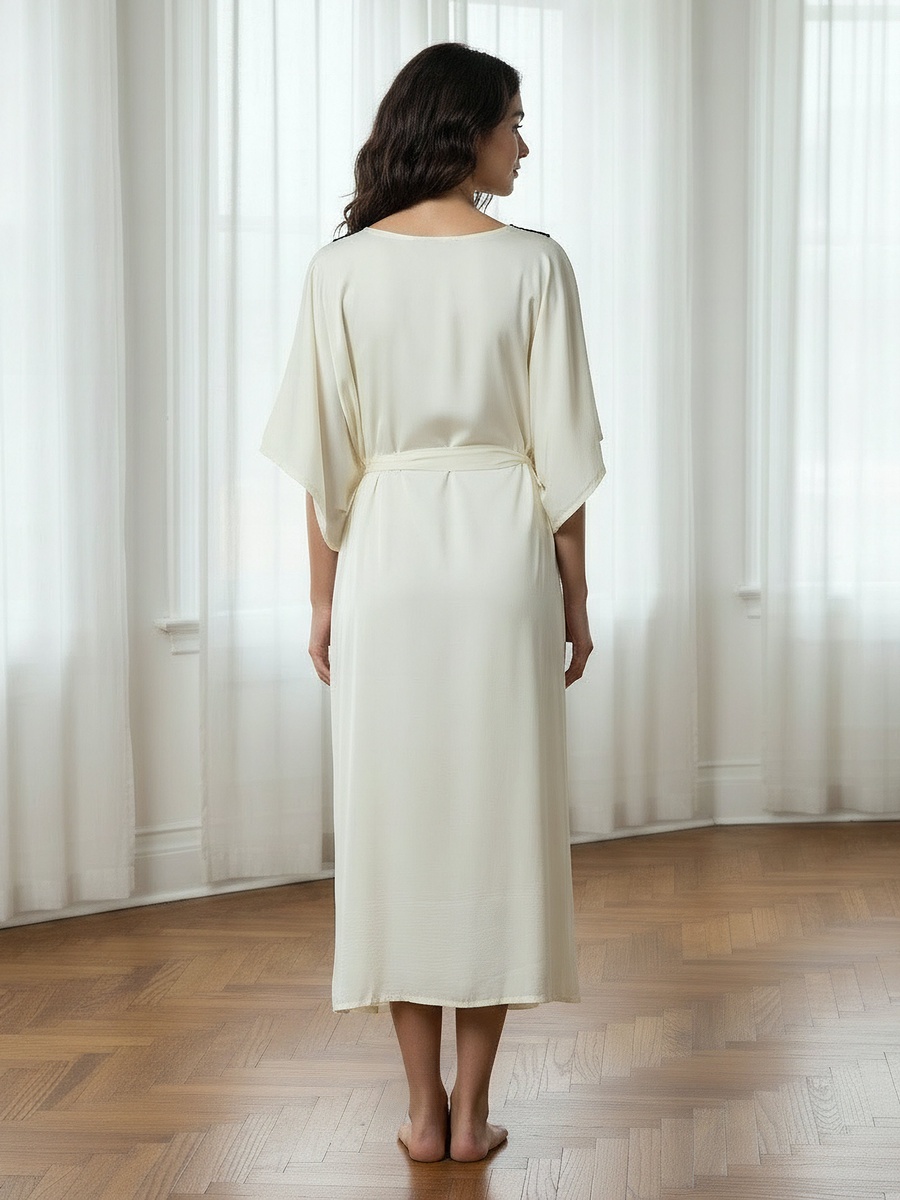 Short Sleeves Night Dress