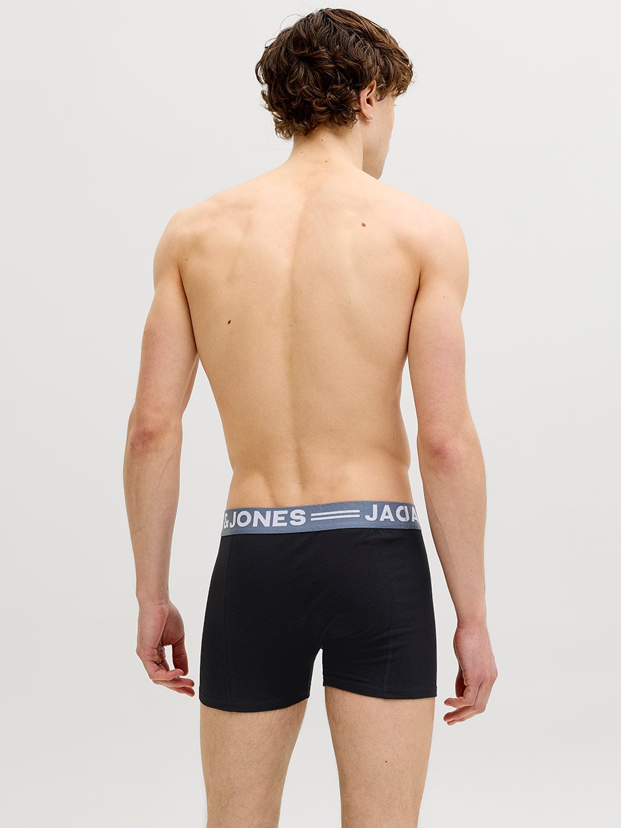Pack of 3 - Printed Waistband Trunks
