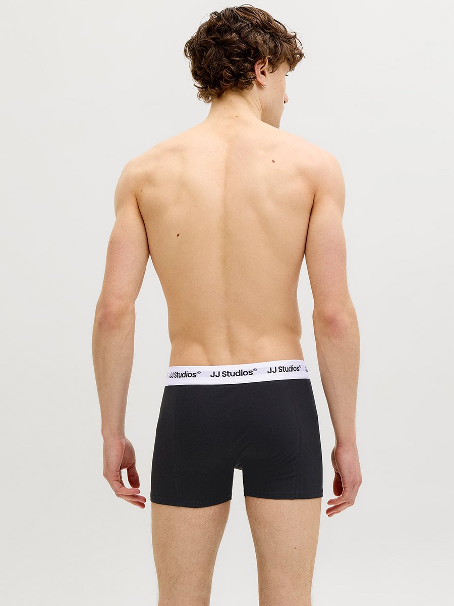 Pack of 3 - Printed Waistband Trunks